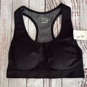 Char Ming & Dream Black‎ Sports Bra Large NWT